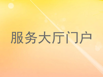 服务大厅门户
