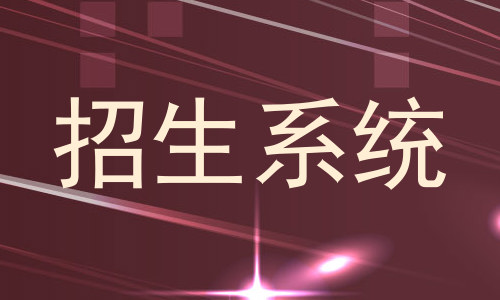 招生系统