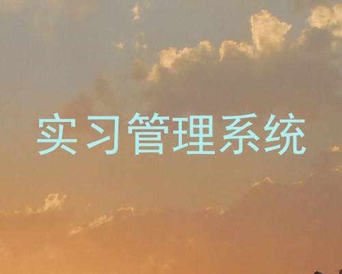 实习管理系统