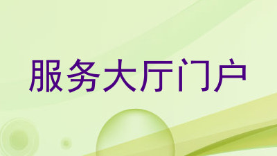 服务大厅门户