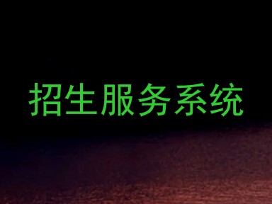 招生服务系统