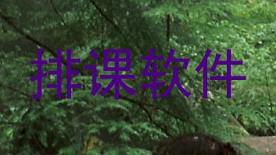 排课软件