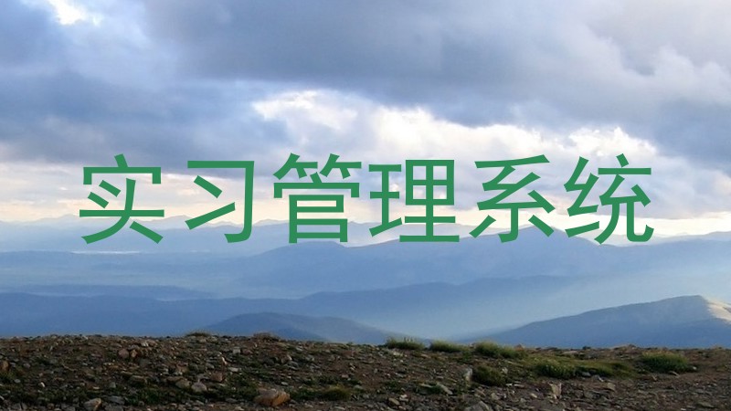 实习管理系统