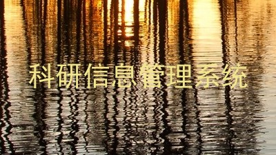 科研信息管理系统