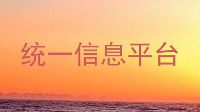 统一信息平台