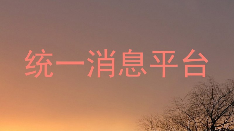 统一消息平台