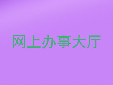 网上办事大厅