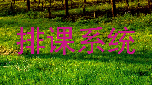 排课系统