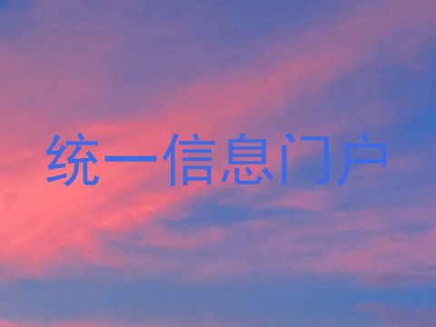 统一信息门户