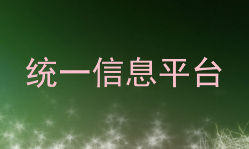 统一信息平台