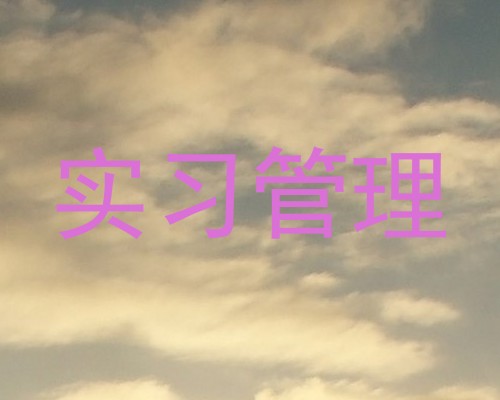 实习管理