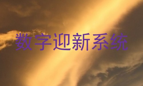 数字迎新系统