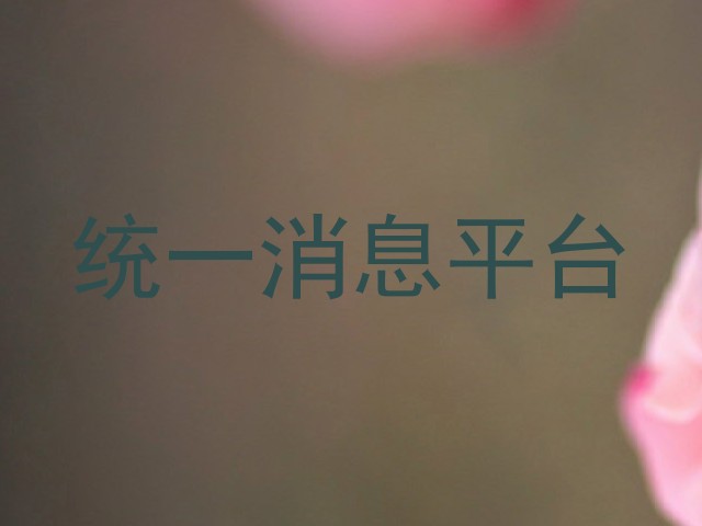 统一消息平台