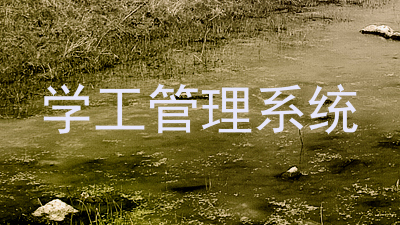 学工管理系统