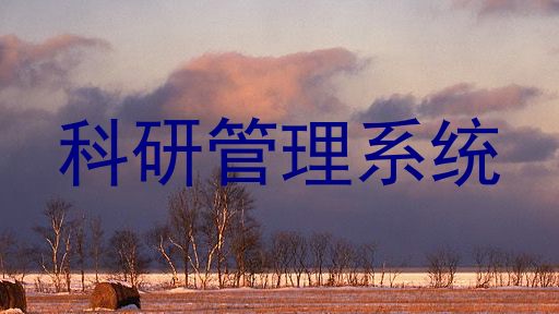 科研管理系统