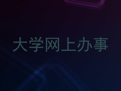 大学网上办事