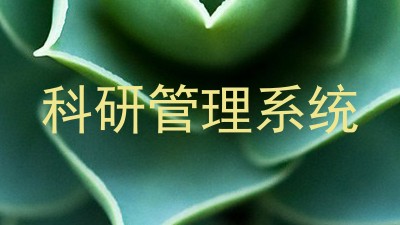 科研管理系统