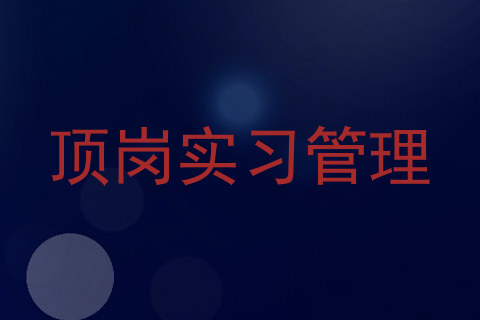 顶岗实习管理