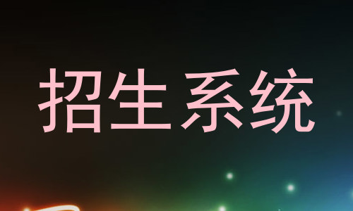 招生系统
