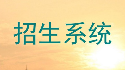 招生系统