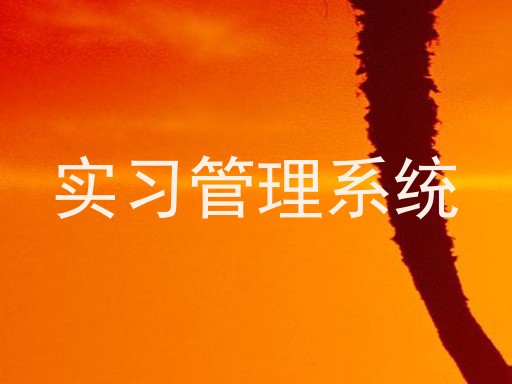 实习管理系统