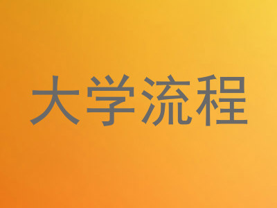 大学流程