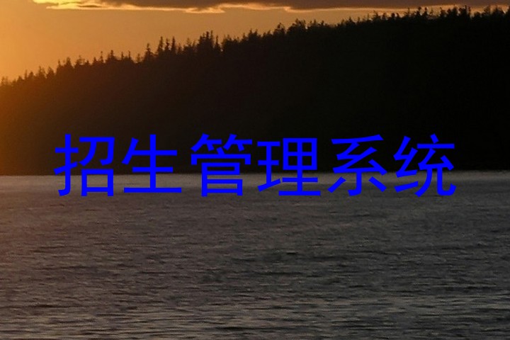招生管理系统