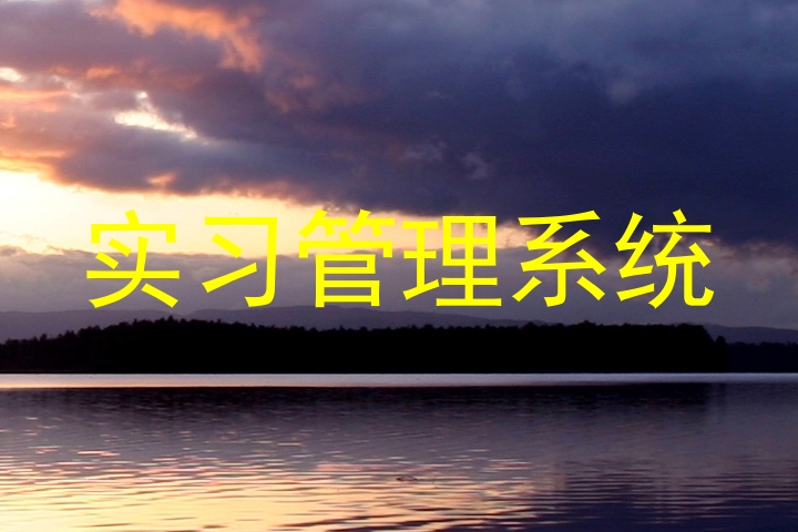 实习管理系统