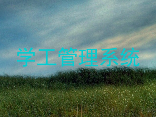 学工管理系统