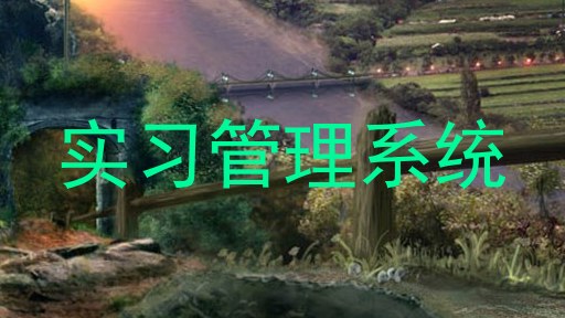 实习管理系统