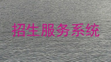 招生服务系统
