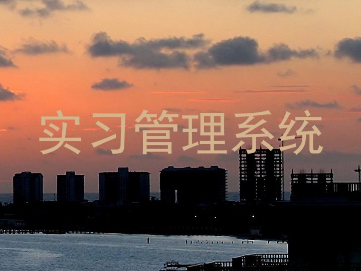 实习管理系统