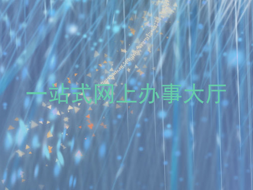 一站式网上办事大厅
