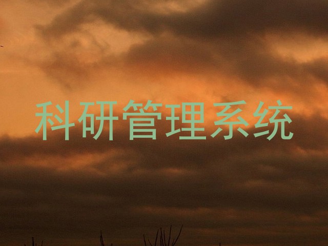科研管理系统