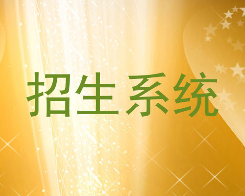 招生系统