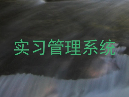 实习管理系统