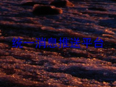 统一消息推送平台