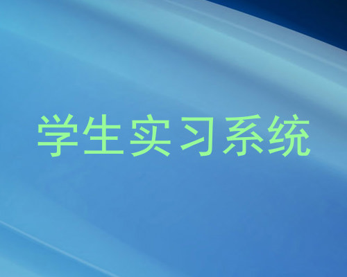 学生实习系统