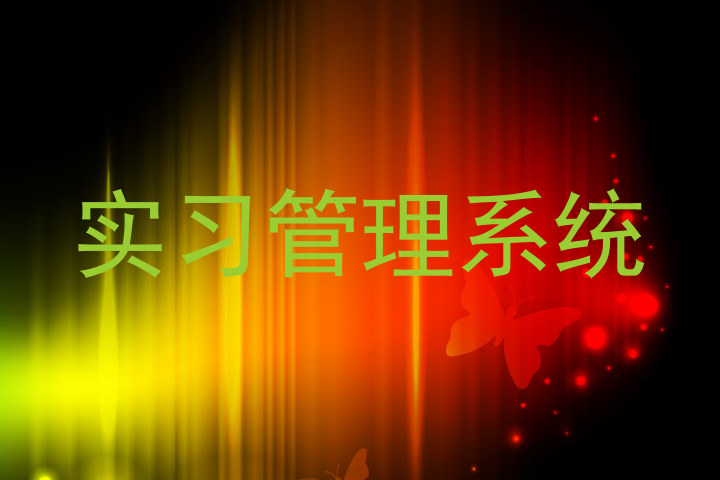 实习管理系统