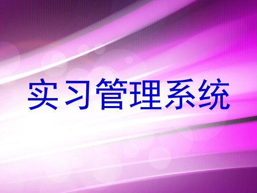 实习管理系统