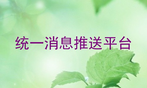 统一消息推送平台