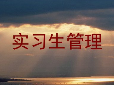 实习生管理