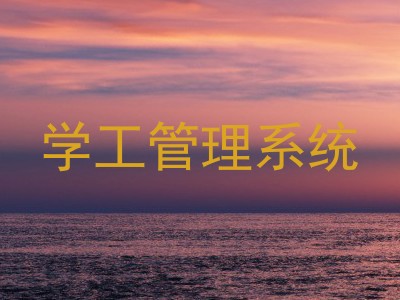 学工管理系统