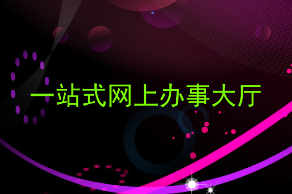 一站式网上办事大厅
