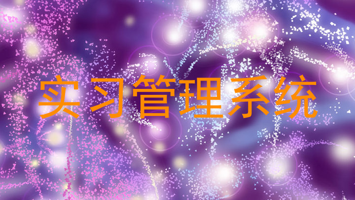 实习管理系统
