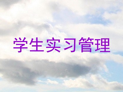 学生实习管理