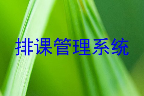 排课管理系统