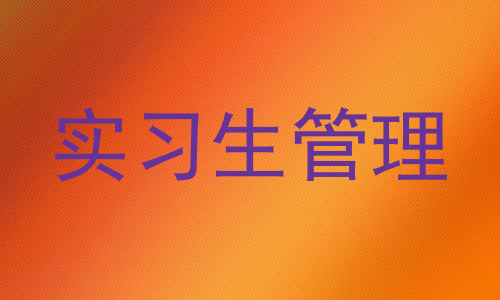 实习生管理