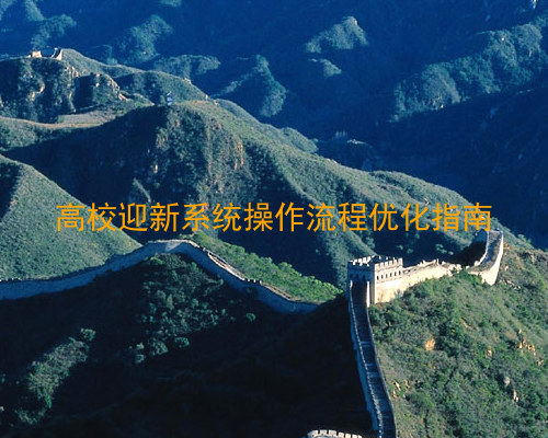 高校迎新系统操作流程优化指南