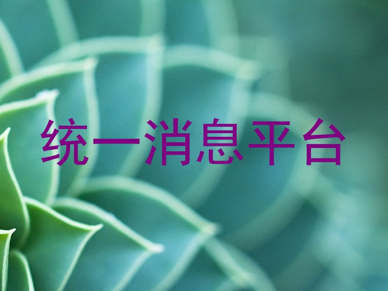 统一消息平台